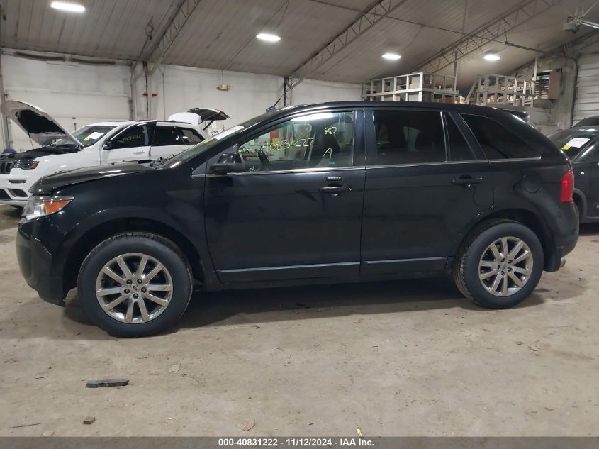 2013 Ford Edge Limited VIN: 2FMDK4KC8DBB51601 Lot: 40831222