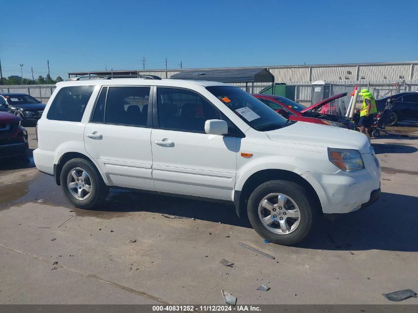 2007 Honda Pilot Ex-L VIN: 5FNYF287X7B042427 Lot: 40831252