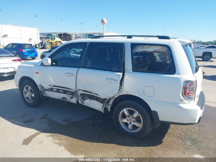 2007 Honda Pilot Ex-L VIN: 5FNYF287X7B042427 Lot: 40831252