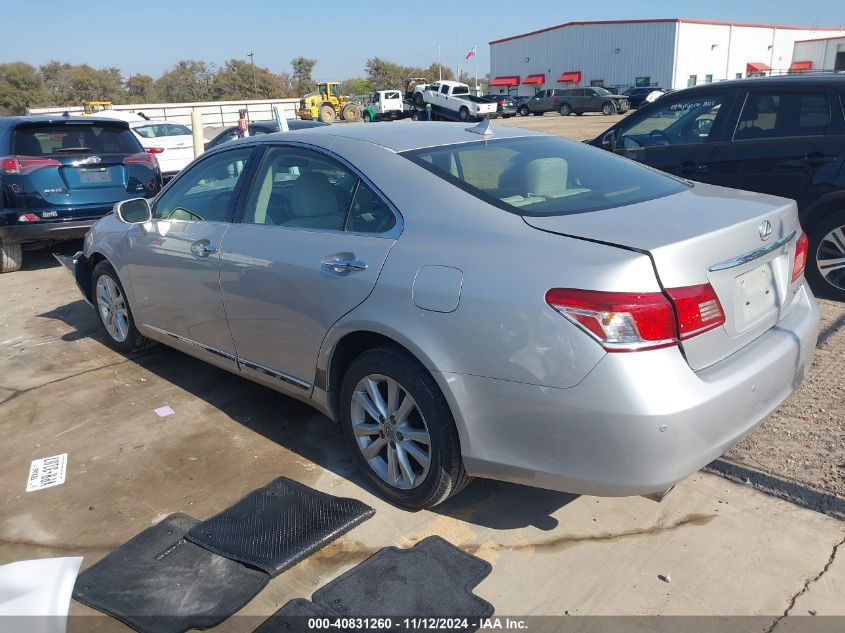 2012 Lexus Es 350 VIN: JTHBK1EG6C2473486 Lot: 40831260