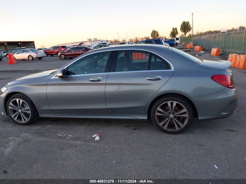 2015 Mercedes-Benz C 300 4Matic/Luxury 4Matic/Sport 4Matic VIN: 55SWF4KB1FU063339 Lot: 40831278