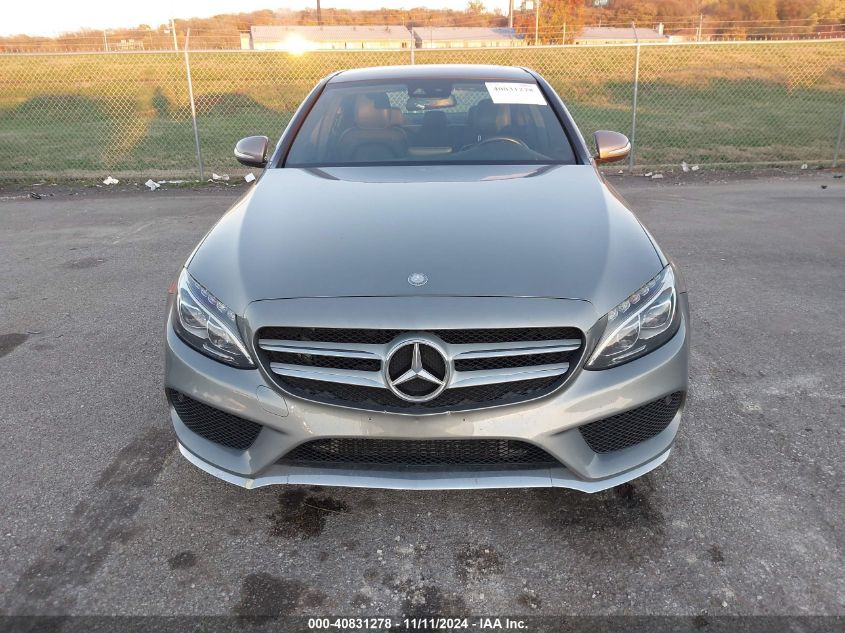 2015 Mercedes-Benz C 300 4Matic/Luxury 4Matic/Sport 4Matic VIN: 55SWF4KB1FU063339 Lot: 40831278