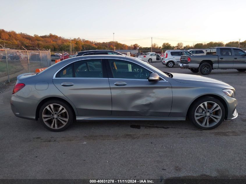 2015 Mercedes-Benz C 300 4Matic/Luxury 4Matic/Sport 4Matic VIN: 55SWF4KB1FU063339 Lot: 40831278