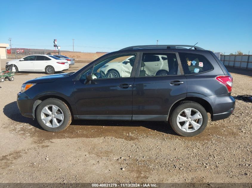 2015 Subaru Forester 2.5I Premium VIN: JF2SJADCXFH839942 Lot: 40831279