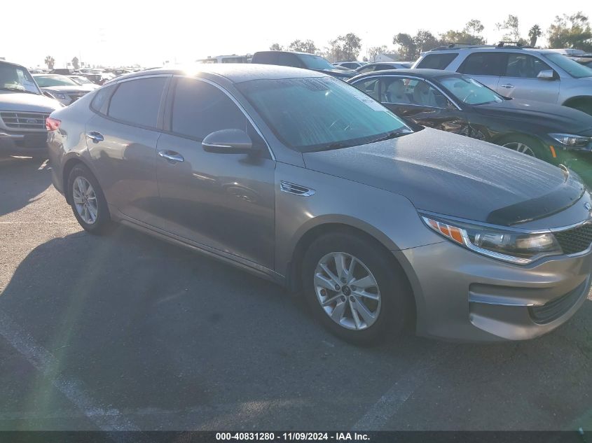 2016 Kia Optima Lx VIN: 5XXGT4L37GG035131 Lot: 40831280