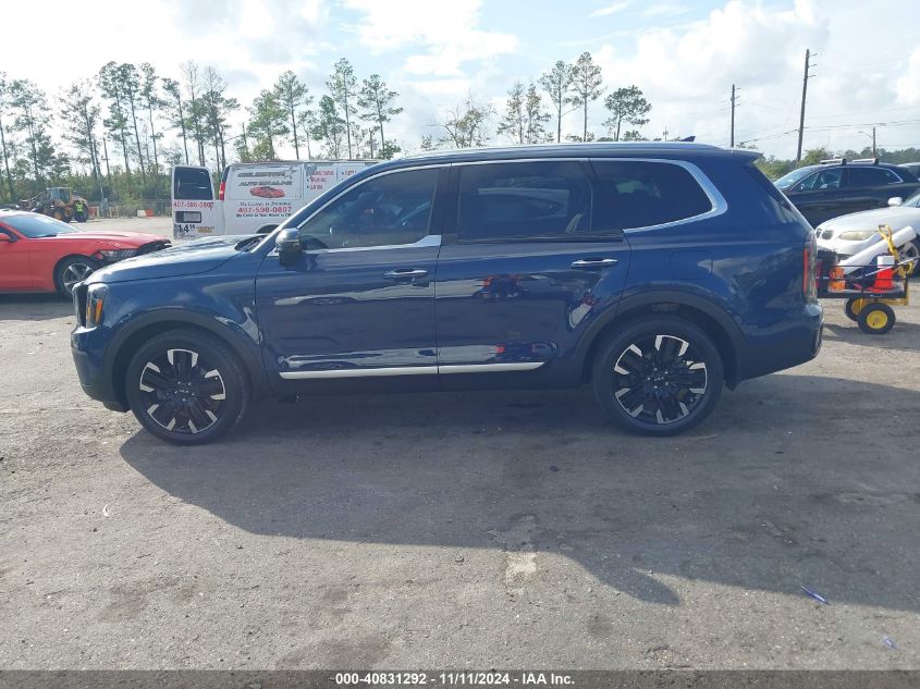 2024 Kia Telluride Sx VIN: 5XYP5DGC4RG437207 Lot: 40831292