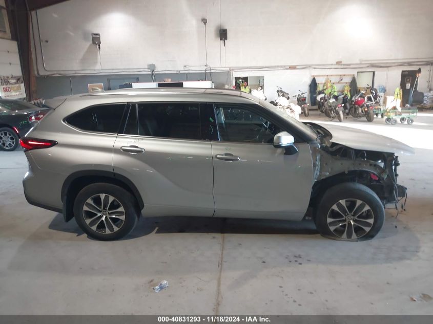 2021 Toyota Highlander Xle VIN: 5TDGZRBH0MS147420 Lot: 40831293