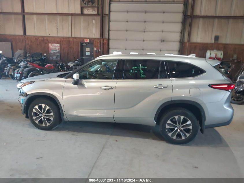 2021 Toyota Highlander Xle VIN: 5TDGZRBH0MS147420 Lot: 40831293