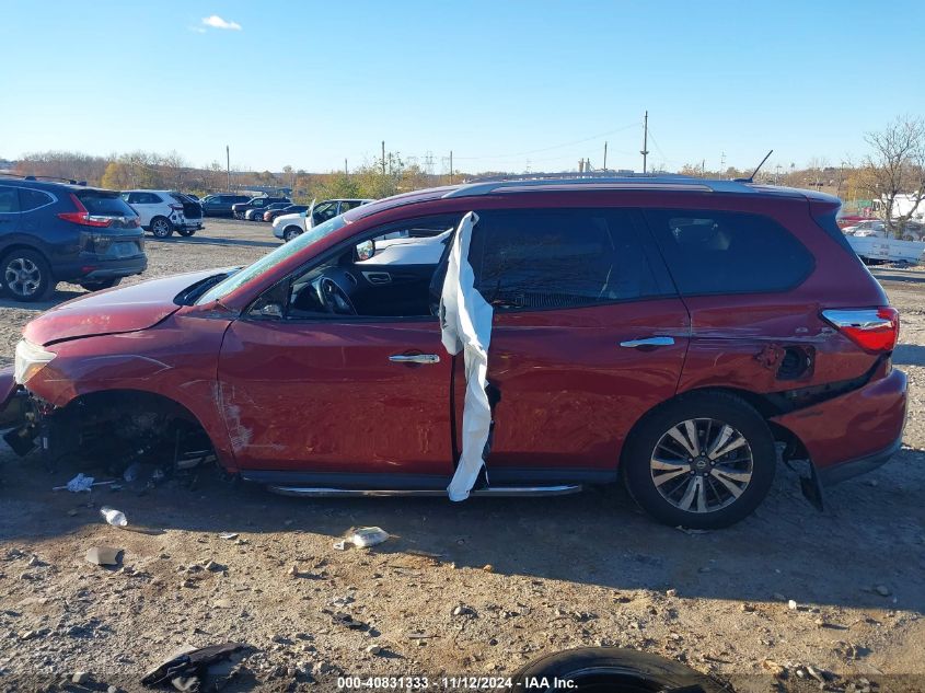 2017 Nissan Pathfinder Sv VIN: 5N1DR2MM4HC907114 Lot: 40831333