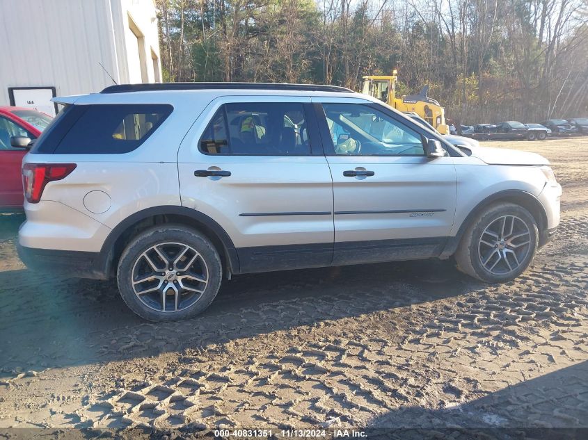 2018 Ford Explorer Sport VIN: 1FM5K8GT6JGA50257 Lot: 40831351