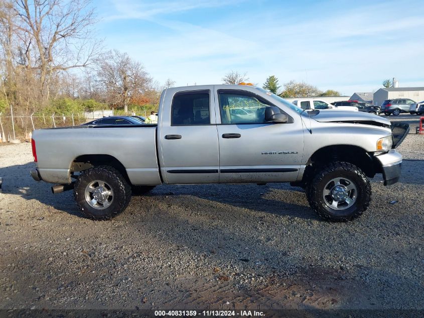 2005 Dodge Ram 2500 Slt/Laramie VIN: 3D7KS28C85G722998 Lot: 40831359