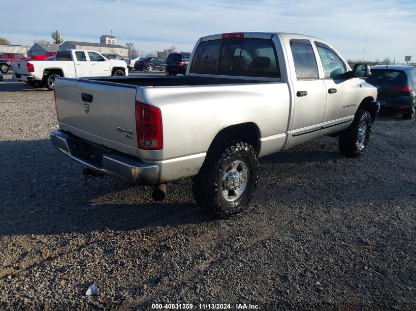 2005 Dodge Ram 2500 Slt/Laramie VIN: 3D7KS28C85G722998 Lot: 40831359