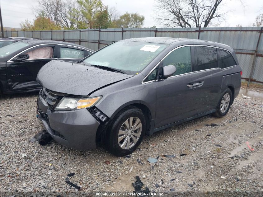 VIN 5FNRL5H6XHB003912 2017 Honda Odyssey, Ex-L no.2