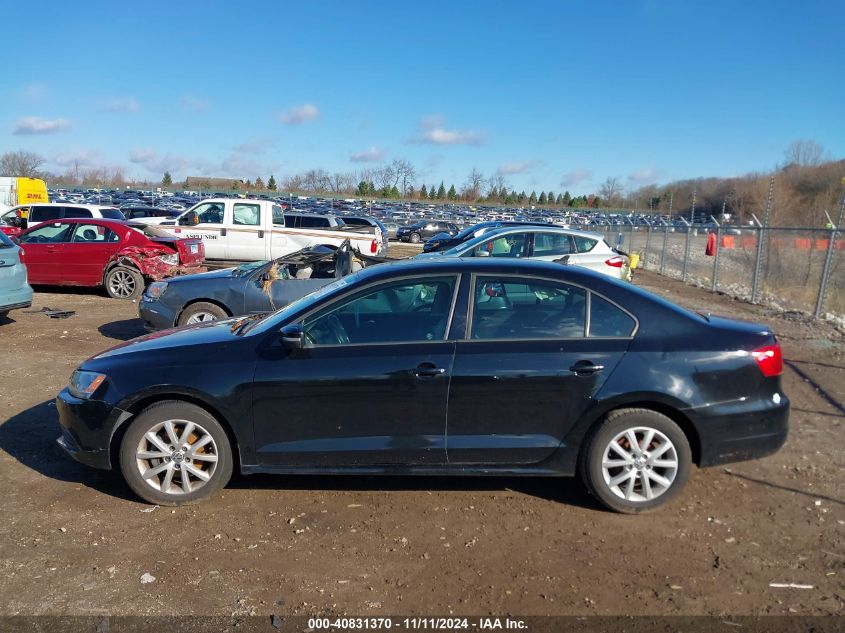 2012 Volkswagen Jetta 2.5L Se VIN: 3VWDP7AJ3CM325978 Lot: 40831370