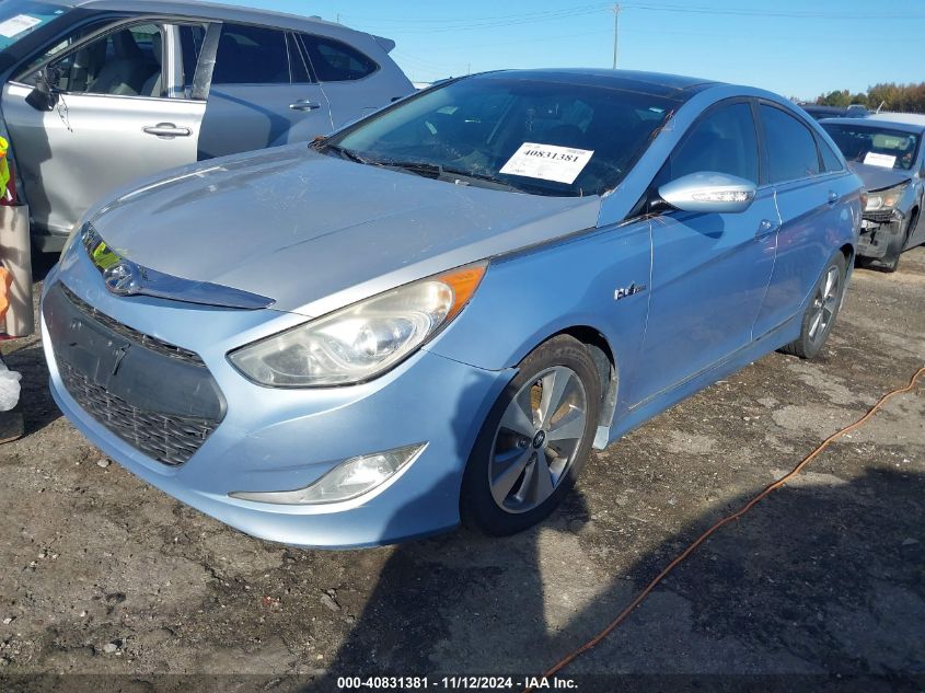 2012 Hyundai Sonata Hybrid VIN: KMHEC4A42CA040872 Lot: 40831381