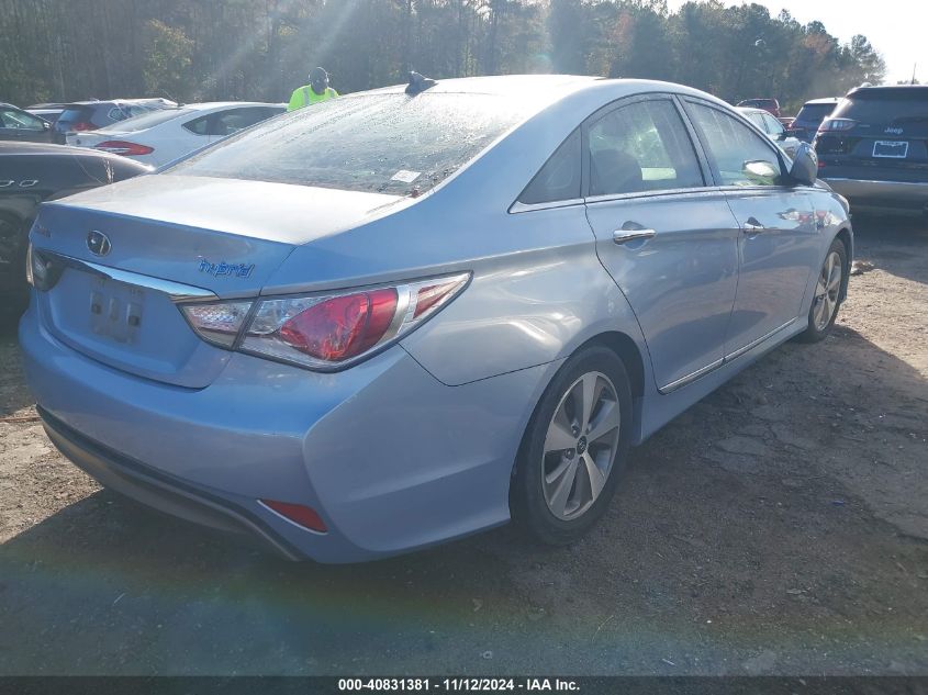 2012 Hyundai Sonata Hybrid VIN: KMHEC4A42CA040872 Lot: 40831381