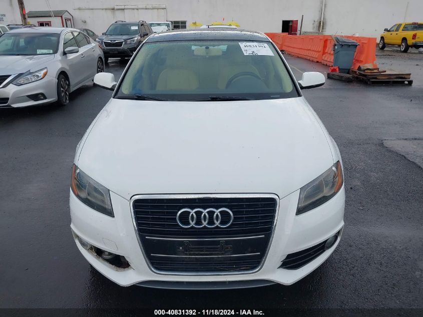 2012 Audi A3 2.0T Premium VIN: WAUPEAFM9CA043652 Lot: 40831392