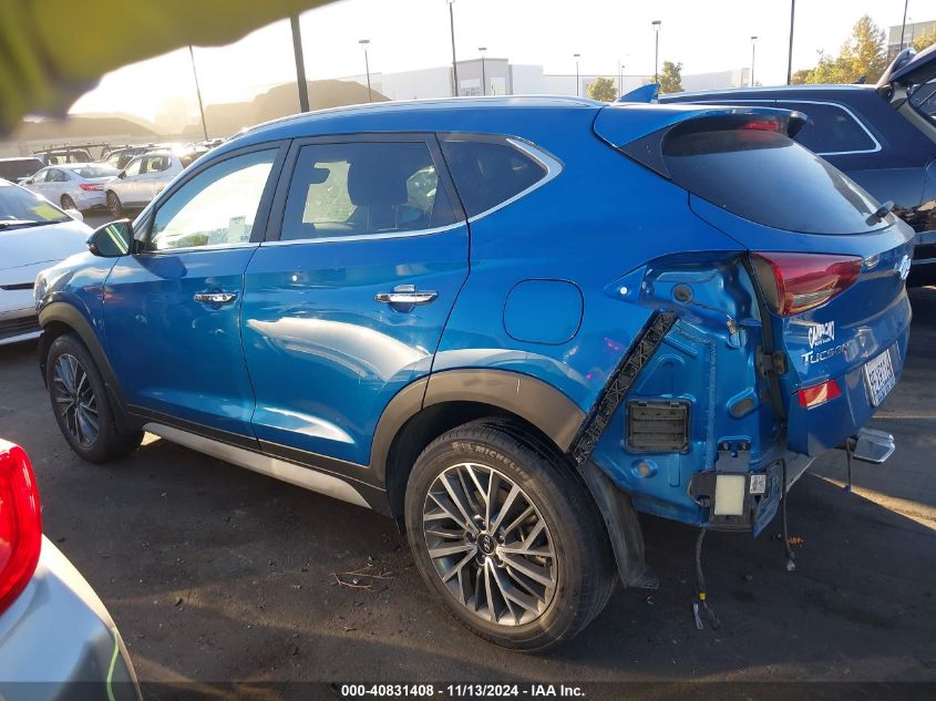 2020 Hyundai Tucson Limited VIN: KM8J33AL1LU096221 Lot: 40831408