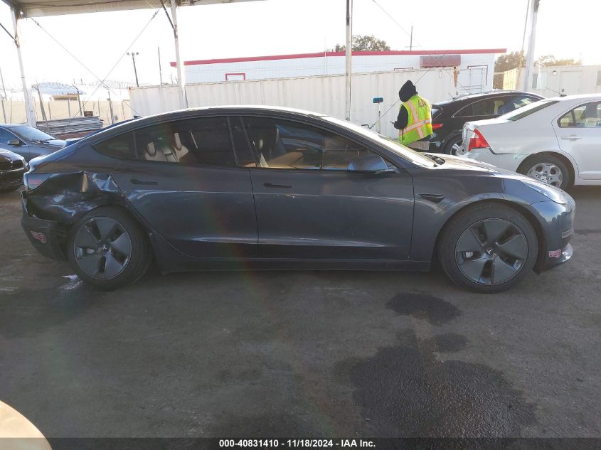 2021 Tesla Model 3 Long Range Dual Motor All-Wheel Drive VIN: 5YJ3E1EB0MF050967 Lot: 40831410