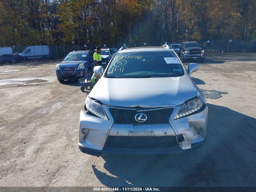 2013 Lexus Rx 350 F Sport VIN: 2T2BK1BA5DC218344 Lot: 40831446