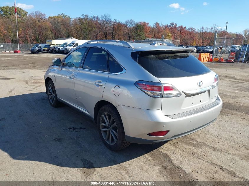 VIN 2T2BK1BA5DC218344 2013 Lexus RX, 350 F Sport no.3