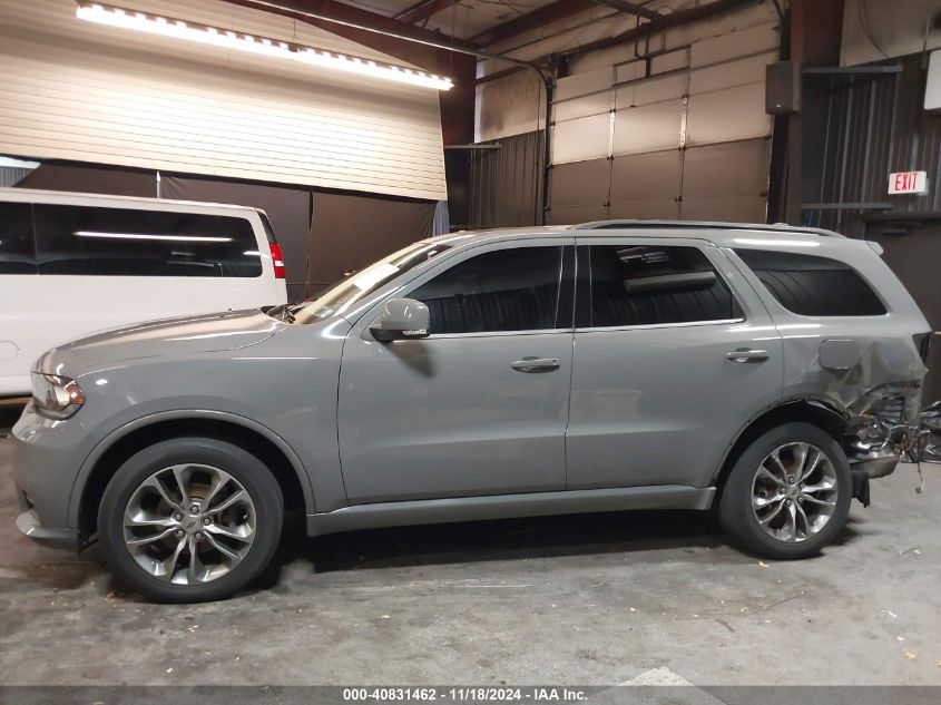 2020 Dodge Durango Gt Plus Awd VIN: 1C4RDJDG8LC223933 Lot: 40831462