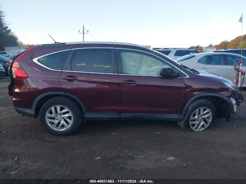 2016 Honda Cr-V Ex-L VIN: 5J6RM4H77GL002206 Lot: 40831463