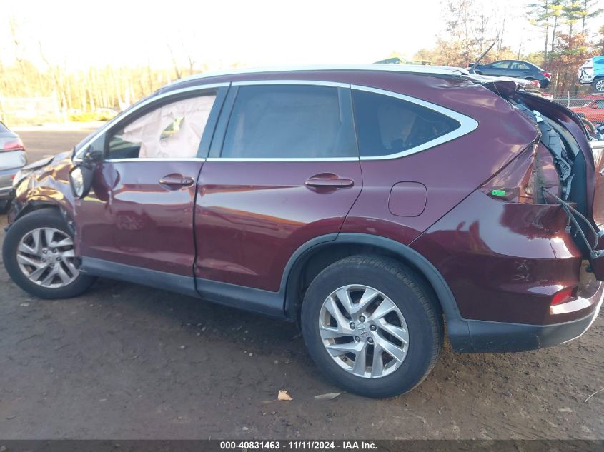 2016 Honda Cr-V Ex-L VIN: 5J6RM4H77GL002206 Lot: 40831463