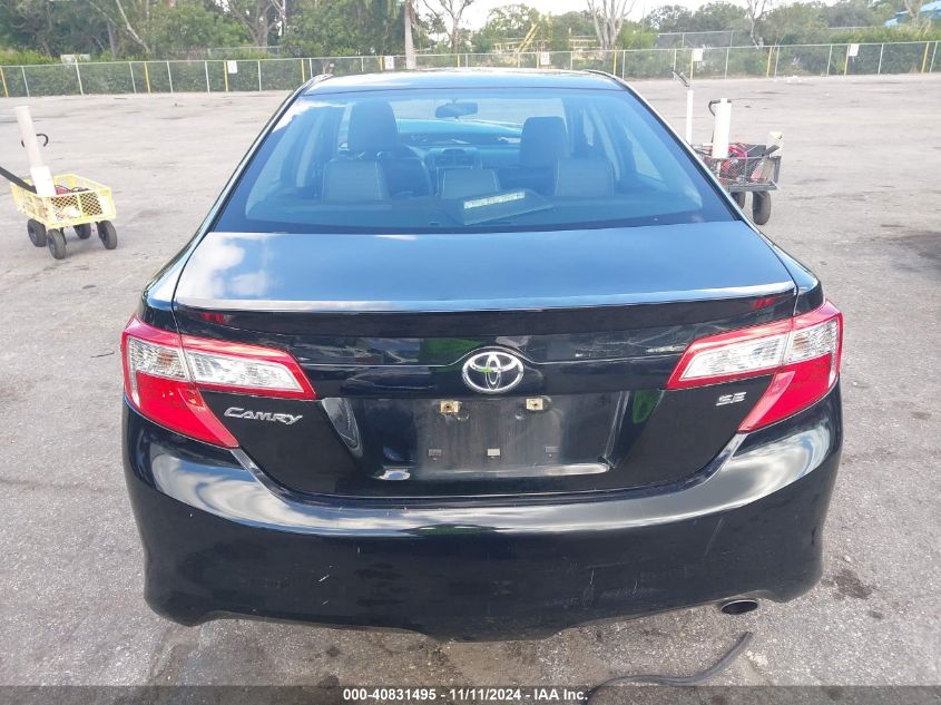 2014 Toyota Camry Se VIN: 4T1BF1FK0EU384511 Lot: 40831495