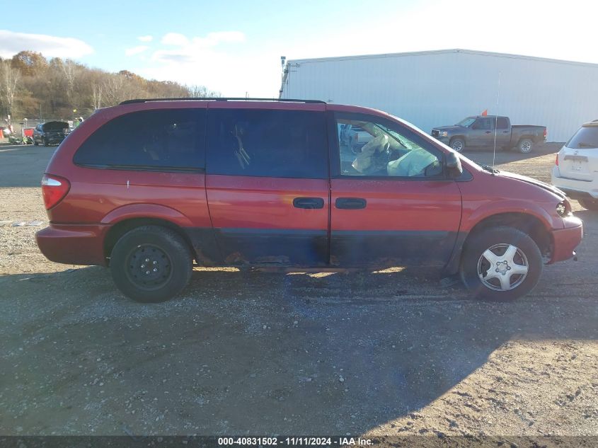 2006 Dodge Grand Caravan Se VIN: 1D4GP24R16B623075 Lot: 40831502