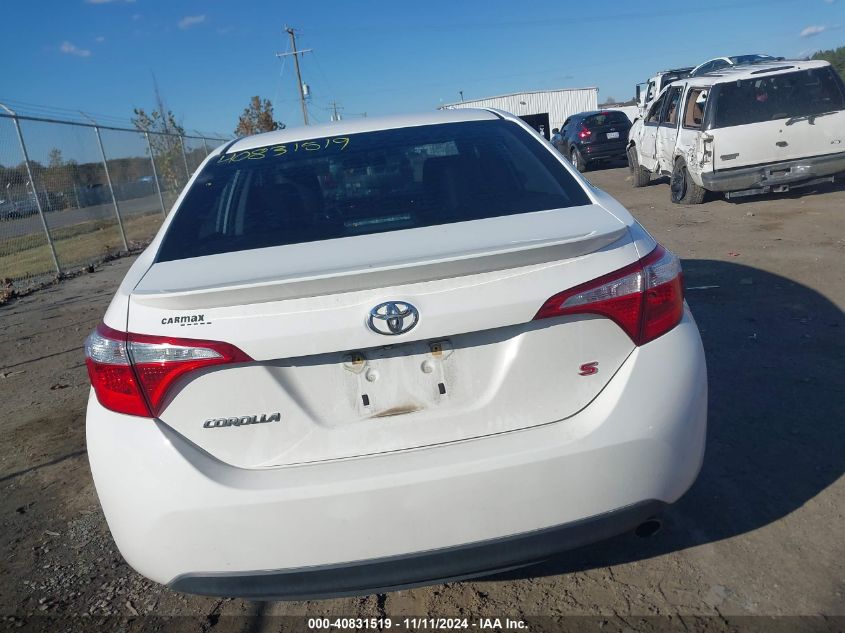 2015 Toyota Corolla S Plus VIN: 2T1BURHEXFC369285 Lot: 40831519