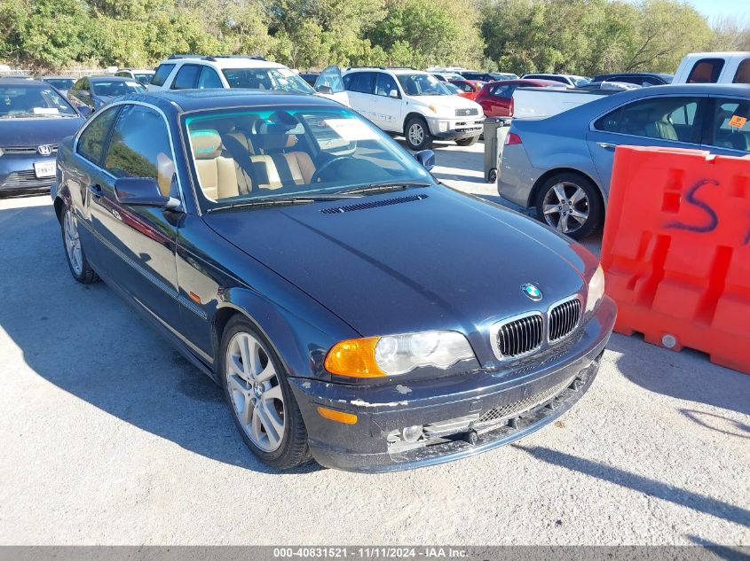 2002 BMW 330Ci Ci VIN: WBABN53462PH01920 Lot: 40831521