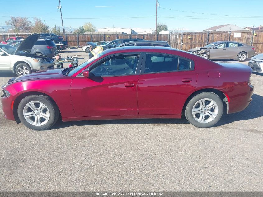 2021 Dodge Charger Sxt Rwd VIN: 2C3CDXBG3MH647244 Lot: 40831525