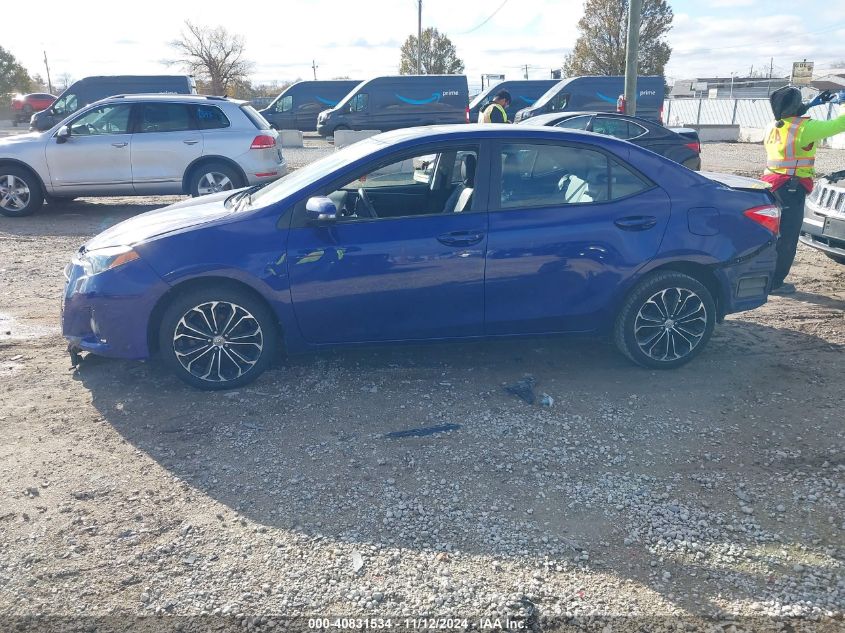 2015 Toyota Corolla S Plus VIN: 2T1BURHE3FC244466 Lot: 40831534