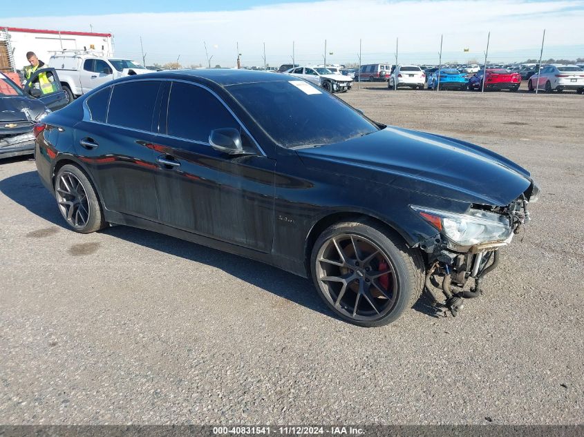 2020 Infiniti Q50 Red Sport 400 Awd VIN: JN1FV7AR5LM660522 Lot: 40831541