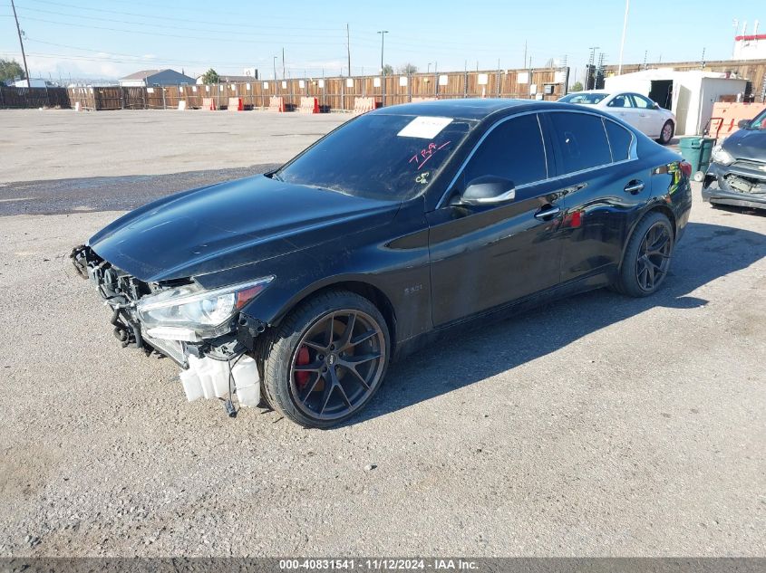 2020 Infiniti Q50 Red Sport 400 Awd VIN: JN1FV7AR5LM660522 Lot: 40831541