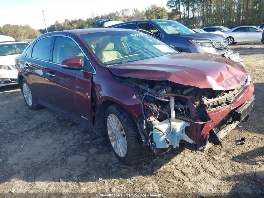 2014 Toyota Avalon Hybrid Xle Touring VIN: 4T1BD1EB1EU019729 Lot: 40831551