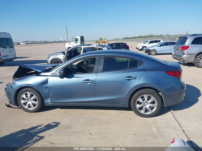 2015 Mazda Mazda3 I Sport VIN: JM1BM1U76F1254891 Lot: 40831554