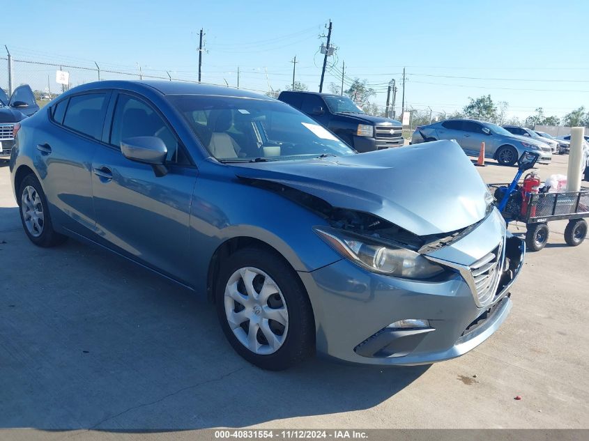 2015 MAZDA MAZDA3 I SPORT - JM1BM1U76F1254891