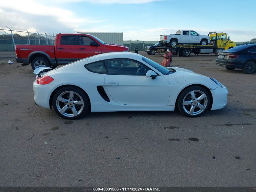 2014 Porsche Cayman VIN: WP0AA2A87EK172054 Lot: 40831566