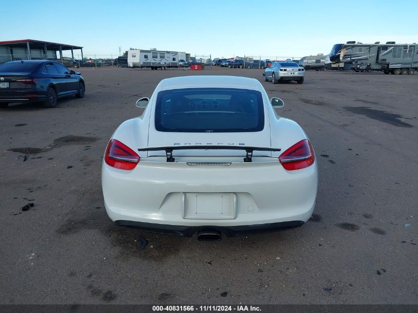 2014 PORSCHE CAYMAN - WP0AA2A87EK172054