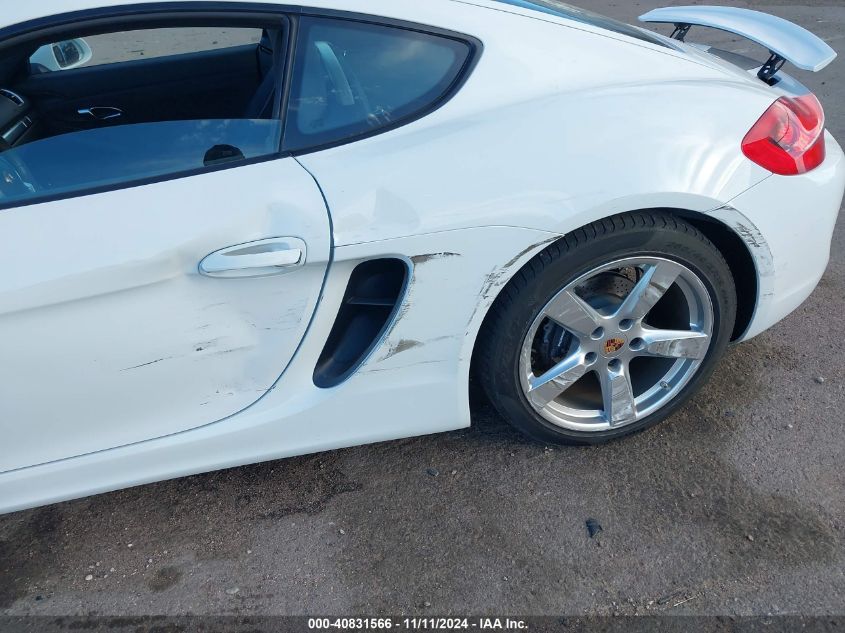 2014 PORSCHE CAYMAN - WP0AA2A87EK172054