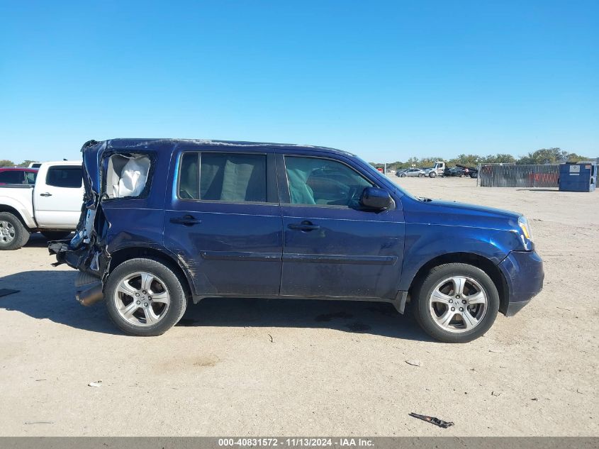 VIN 5FNYF3H74DB035474 2013 Honda Pilot, Ex-L no.12