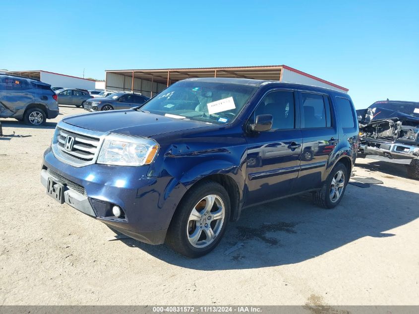 VIN 5FNYF3H74DB035474 2013 Honda Pilot, Ex-L no.2