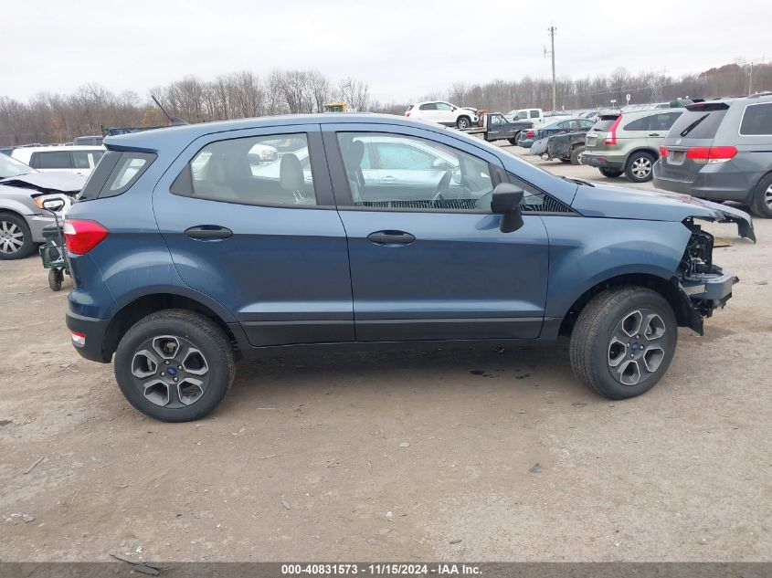 2021 Ford Ecosport S VIN: MAJ6S3FL0MC452032 Lot: 40831573