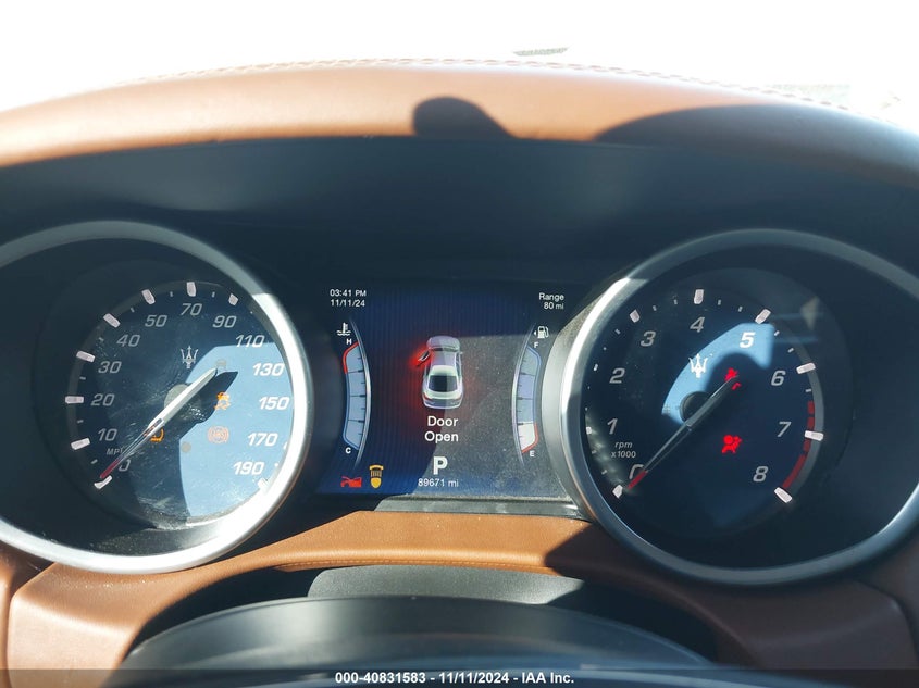 2015 MASERATI GHIBLI VIN: ZAM57XSA7F1135961