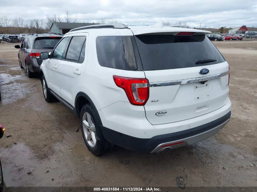 VIN 1FM5K8D85GGB73671 2016 Ford Explorer, Xlt no.3