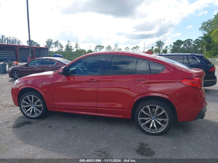 2017 BMW X4 M40I VIN: 5UXXW7C54H0U25146 Lot: 40831596