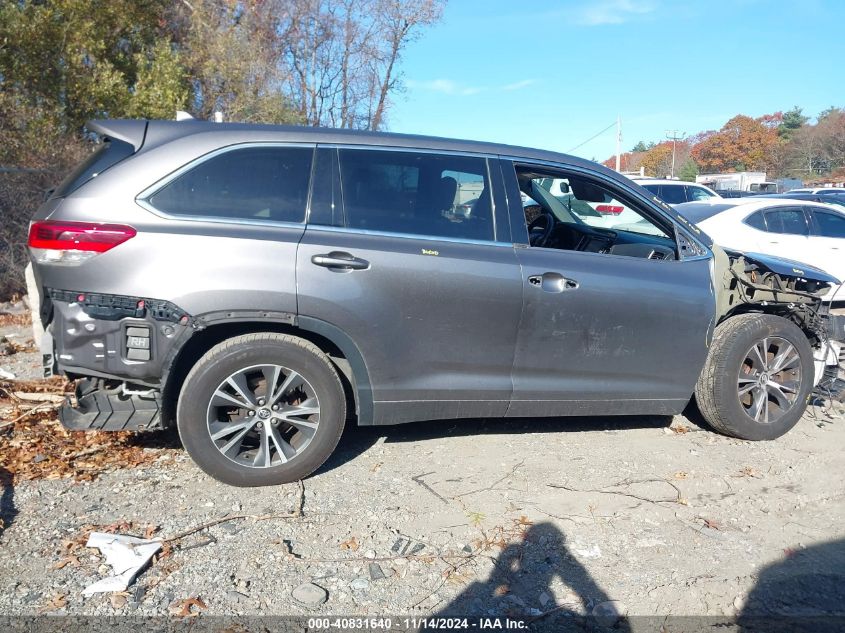 2017 Toyota Highlander Le Plus VIN: 5TDBZRFH5HS446668 Lot: 40831640