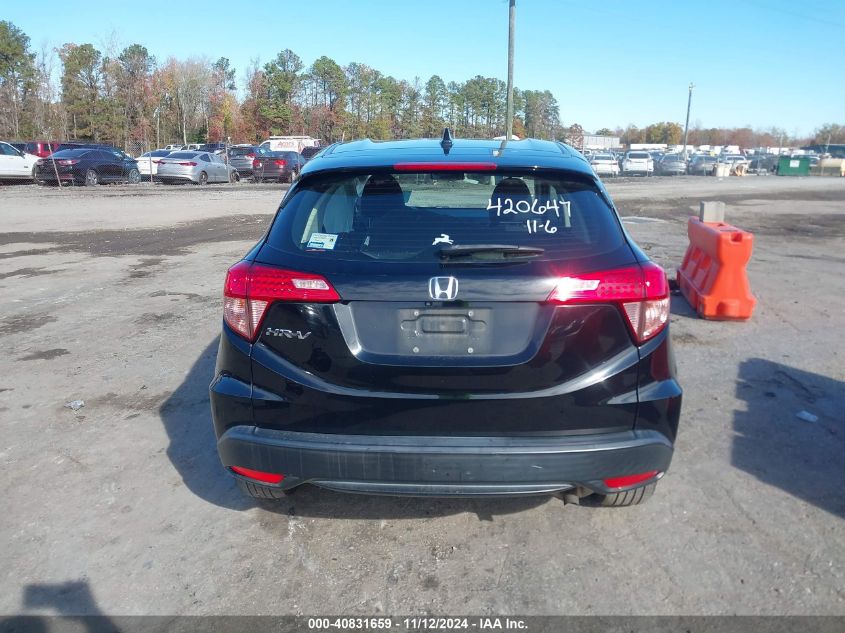 2018 Honda Hr-V Lx VIN: 3CZRU5H31JM720276 Lot: 40831659